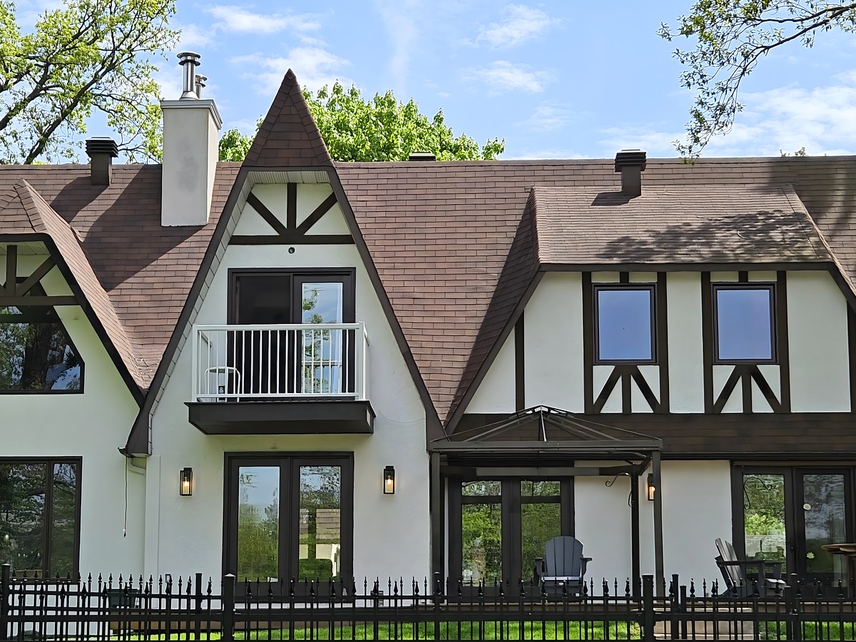 Maison Tudor enduit acrylique blanc